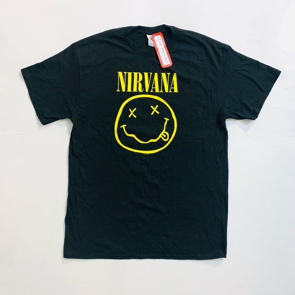 New! Nirvana Smiley Tee - Picture 4 of 8